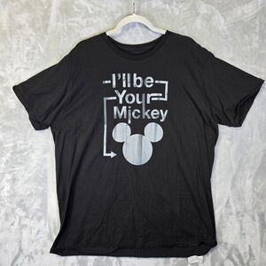 Disney Parks I'll Be Your Mickey T Shirt Black 2XL Lightweight